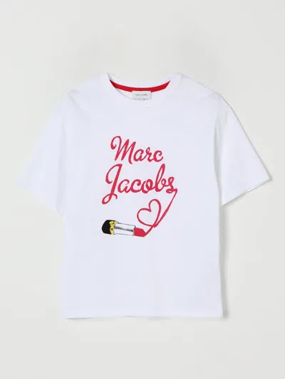Marc Jacobs Lipgloss Logo T-shirt In White