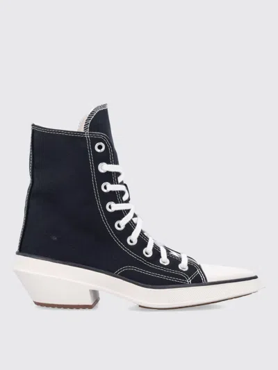 Converse Luxe Pointed High-top Sneakers In Black