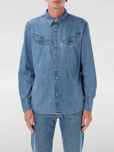 Levi's Smiley Western Shirt In Blue