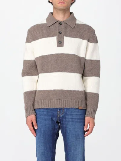 Paul & Shark Striped Sweater In Multi