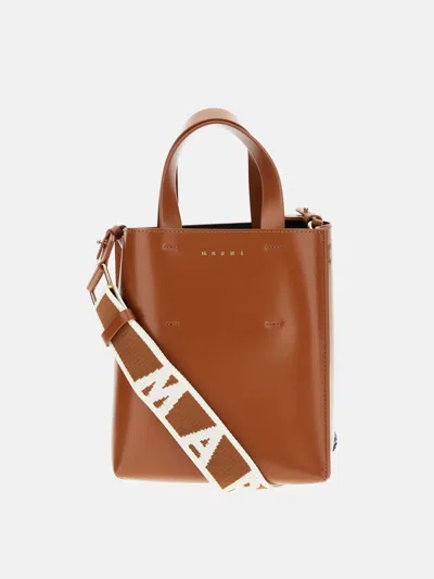 Marni Museo Small Bag In Brown