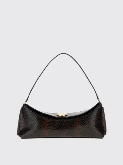 Jacquemus Ovalo Clutch In Brown