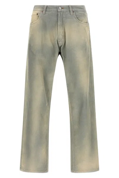 Prada Corduroy Jeans In Gray