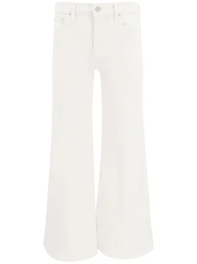 Mother Pants 5b The Twister Skimp Natural In White