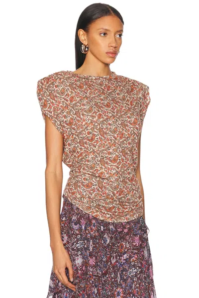 Isabel Marant Étoile Devani Top In Brown