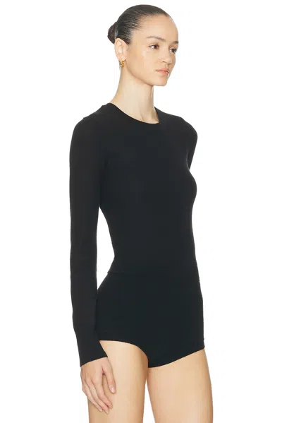 Éterne Rib Stitch Cashmere Clark Sweater In Black