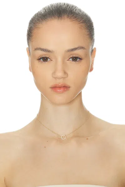 Stone And Strand Diamond Toggle Link Necklace In Gold