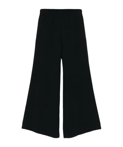 Fabiana Filippi Trousers Wide-leg Elasticated Waistband In Black