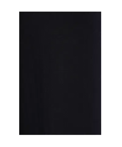 Dries Van Noten Partan Pleated Trousers Cuffed Hem In Blue