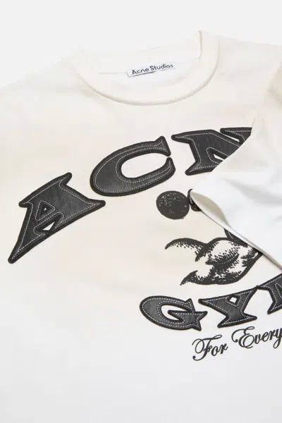 Acne Studios Logo-print T-shirt In White