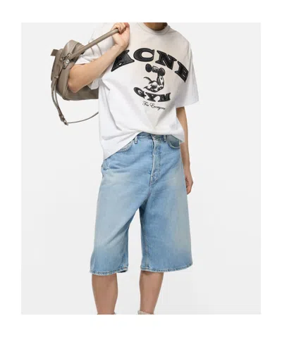 Acne Studios Logo-print T-shirt In White