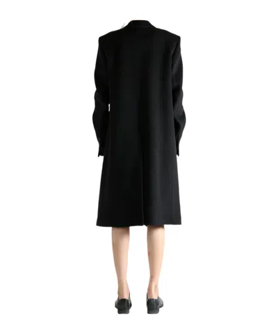 Ann Demeulemeester Viv High Comfort Tailored Coat In Black