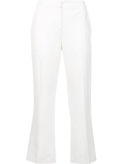 Alexander Wang T Cropped Trousers In White