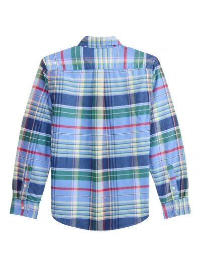 Polo Ralph Lauren Big Boys Plaid Brushed Cotton Oxford Shirt In Multi