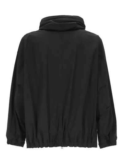 Moncler Hooded Jacket In Black