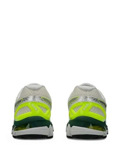 Asics Mens Cream Pure Silver Gel-kayano 20 Mesh Low-top Trainers In Green