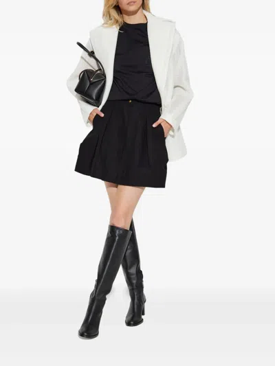 Max Mara Short Teddy Bear Icon Coat In White