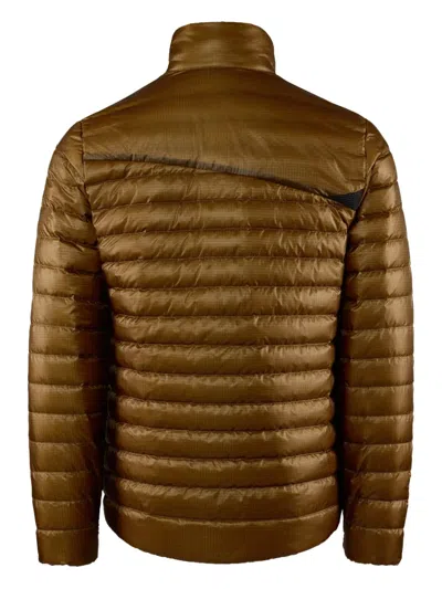 Klättermusen Lopt Zip-front Quilted Jacket In Brown