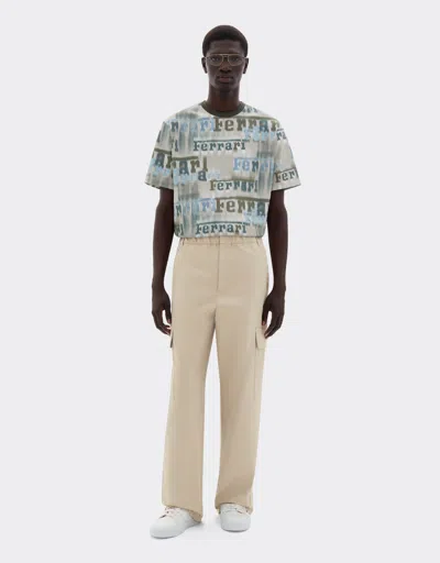 Ferrari Cargo Trousers In Gray
