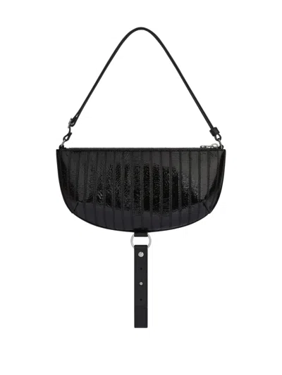 Courrèges Courreges Women Holy Eclipse Leather Shoulder Bag In Black