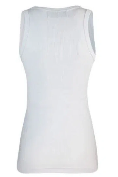 Fiorucci Angels Patch White Tank Top In White
