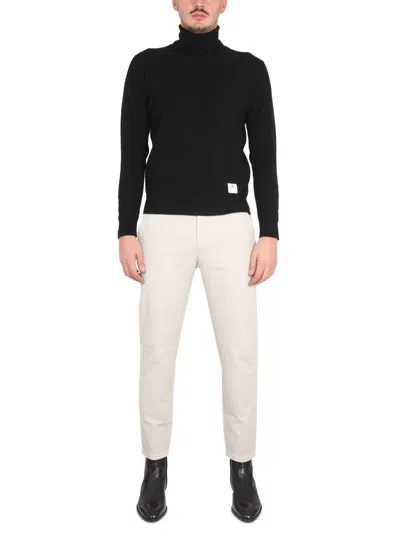 Department Five Department 5 Pants With Logo Patch In Neutral