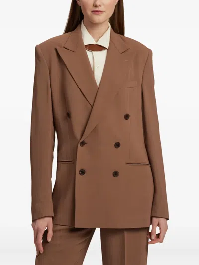 Ralph Lauren ダブルジャケット In Brown