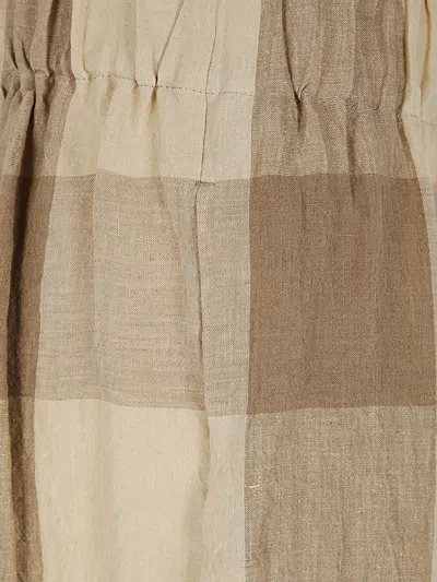 Apuntob Elastic Pants In Brown
