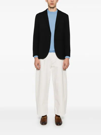 Boglioli Wool Single-breasted Jacket In Black