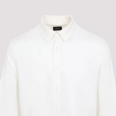 Brioni Essential Long-sleeved Shirt In White