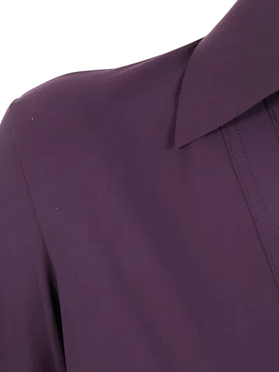 Chiara Boni Atena Slim Shirt Jersey In Purple