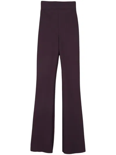 Chiara Boni Venusette Hw Trousers Jersey In Black