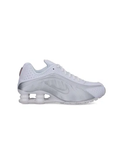 Nike Wave Effect Low Top Sneakers In White