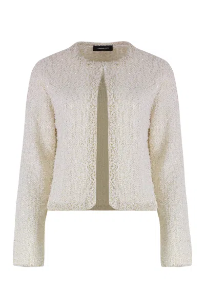 Fabiana Filippi Soft Blended Fabric Sweater In Green