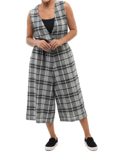 Tulip Clothing Tracie Jumpsuit In Flint In Gray