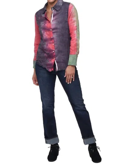 Tulip Clothing Gretchen Button Down Shirt In Bali In Multi