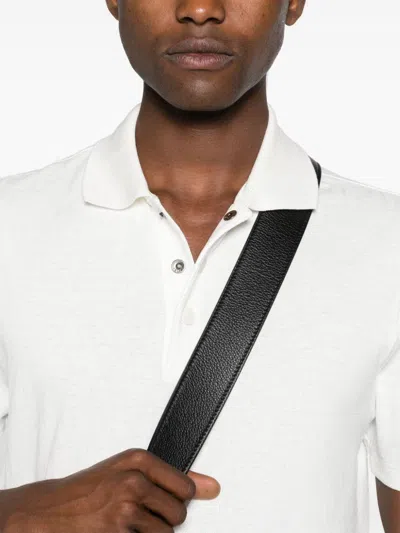 Fendi Collared Shirt With Side Slits In White