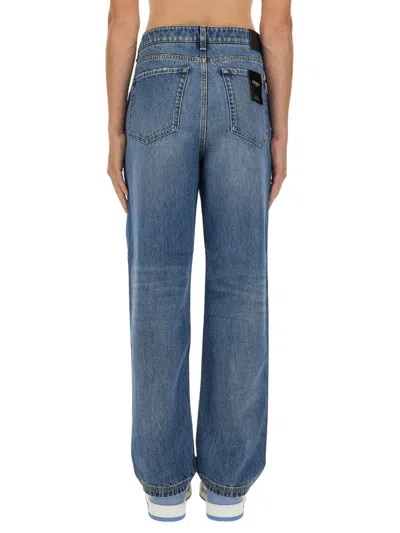 Fendi Long Jeans In Blue