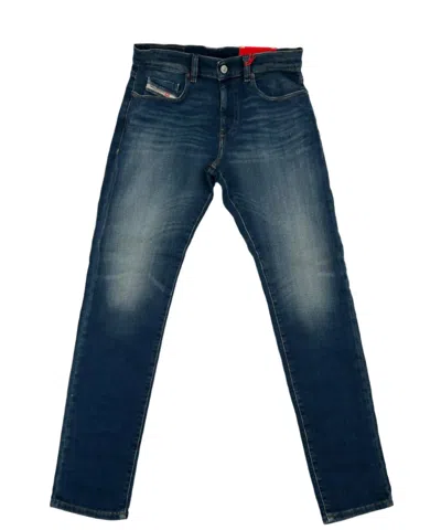 Diesel D-strukt Skinny Fit Blue Joggers Denim Jeans In Blue