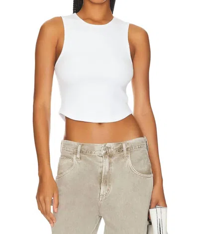 Agolde Nova Tank Top In White In White