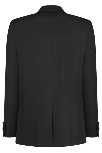 Gucci Stretch Wool Two-pieces Suit In Black
