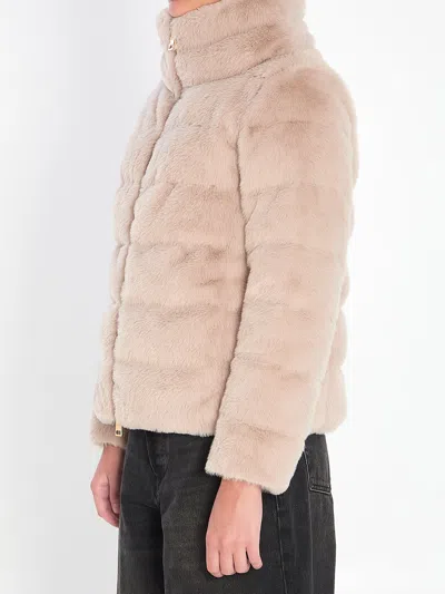 Herno Chantilly Polyester Clothing Jackets In Pink