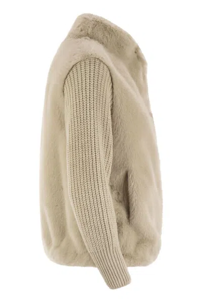 Herno Chantilly Polyester Jackets In Neutral