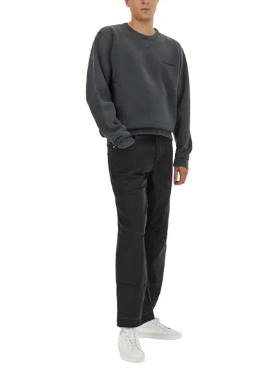 Isabel Marant Javi Wide-leg Cotton Blend Trousers In Black