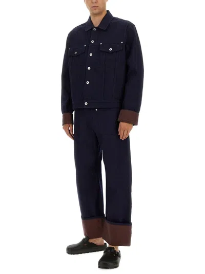 Jw Anderson Denim Jacket In Blue