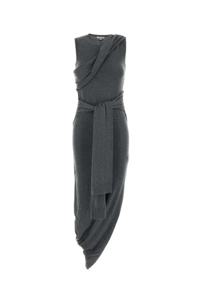 Jw Anderson Grey Jersey Dress In Gray