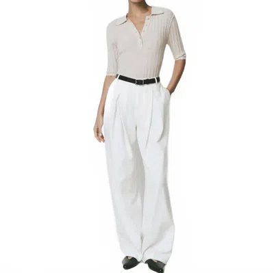 Sophie Rue Theo Wide-leg Pants In Off White In White