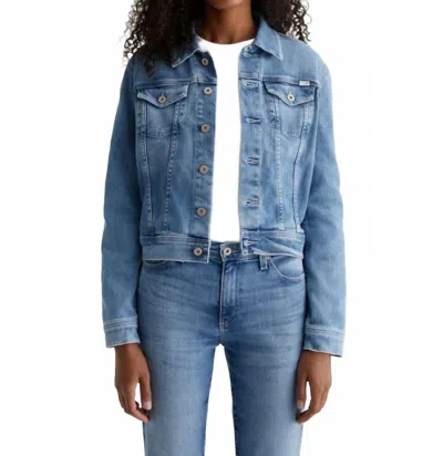 Ag Robyn Denim Jacket In Central Coast In Blue
