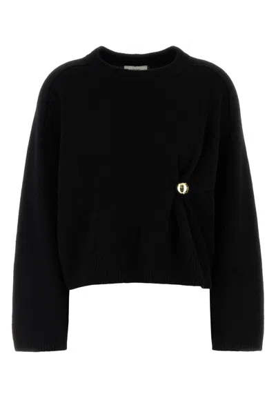 Loulou Studio Twisted-detail Cashmere Sweater In Black