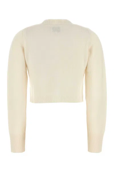Loulou Studio Loulou Ivory Cashmere Zephir Cardigan In Neutral